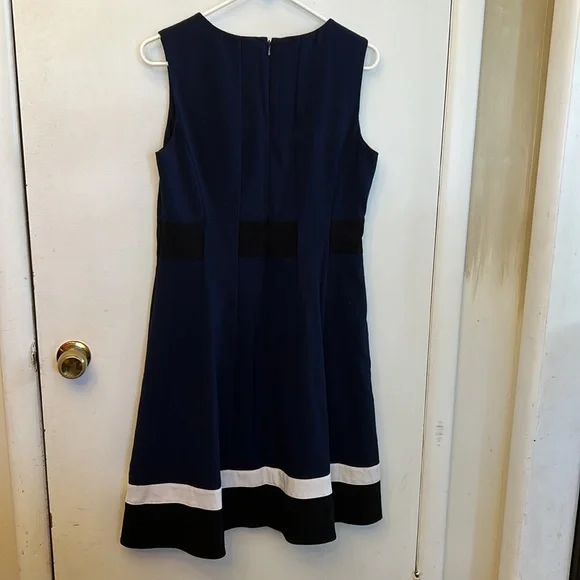Calvin Klein Women’s Sleeveless Dress Blue Size 8 - Picture 7 of 9